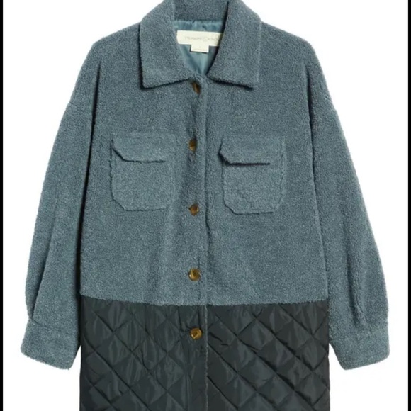 Treasure & Bond Mixed Media Shacket Size 3XL NWOT - Picture 10 of 14